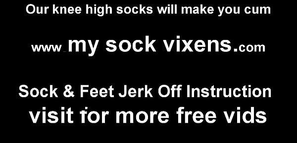  Let me rub my socks on you cock before giving you a handjob JOI